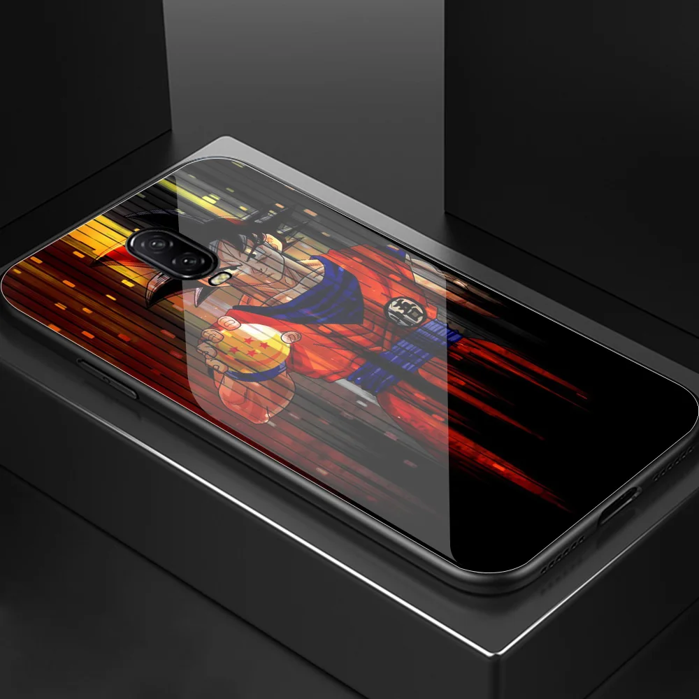 Чехол Finder для OnePlus 7 pro Чехол Dragon Ball Z Son Goku One Plus 7 стеклянная задняя крышка 1+ 6T чехол для телефона оболочка для OnePlus 6t 6 7t - Цвет: 02435