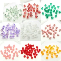 50 pcs 56mm crystal lampwork loose lotus seed spacer beads for jewelry making diy earrings bracelet necklace accessories