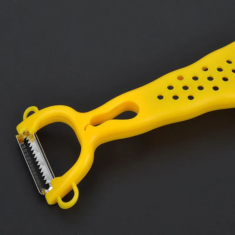 4в1 приспособление для овощей с пластиковой ручкой лезвие из нержавеющей стали