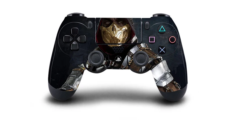 QBTM1157 Контроллер для PS4, игровая станция, геймпад Mortal Komba 11, наклейка s Vinilo Pegatina, наклейка для PS4/PS4 Slim/PS4 Pro, контроллер - Цвет: QBTM1157