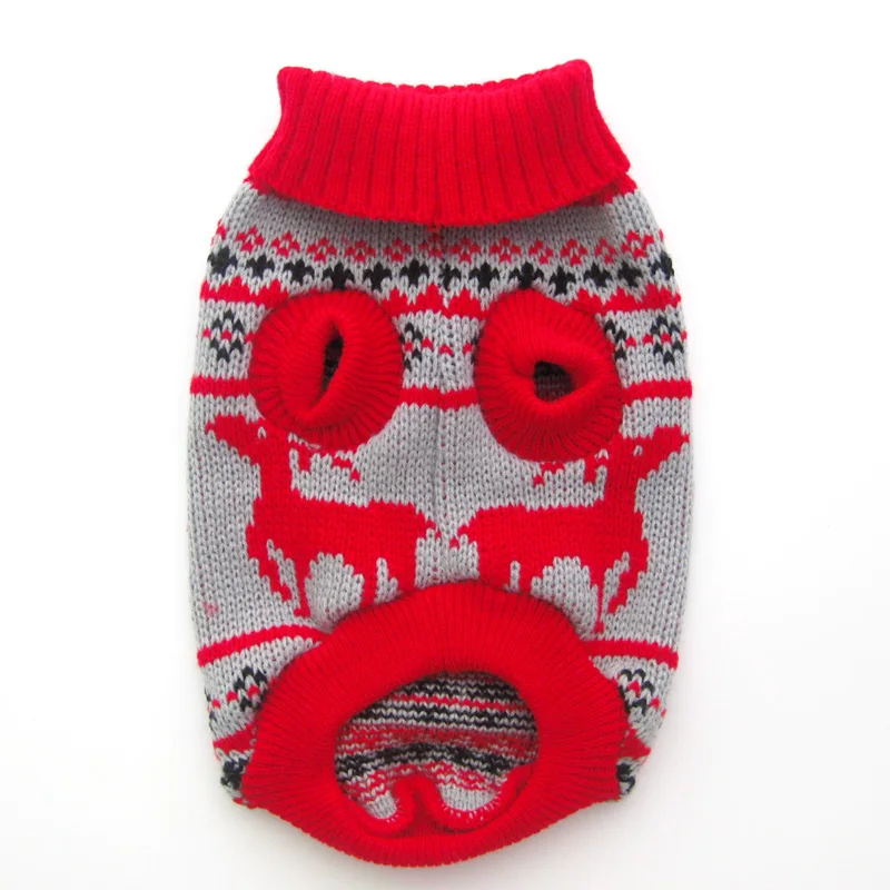 Pet dog Christmas sweater Hoody Cat Puppy Warm Coat Jacket Caribous 5 sizes available images - 6
