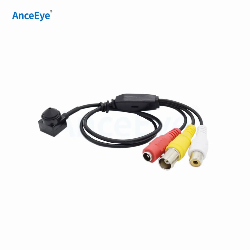 

AnceEye audio AHD Camera 1.3MP UTC Super Mini AHD color camera with audio, 1.3mega, UTC 4 IN 1 Size:15x15mm