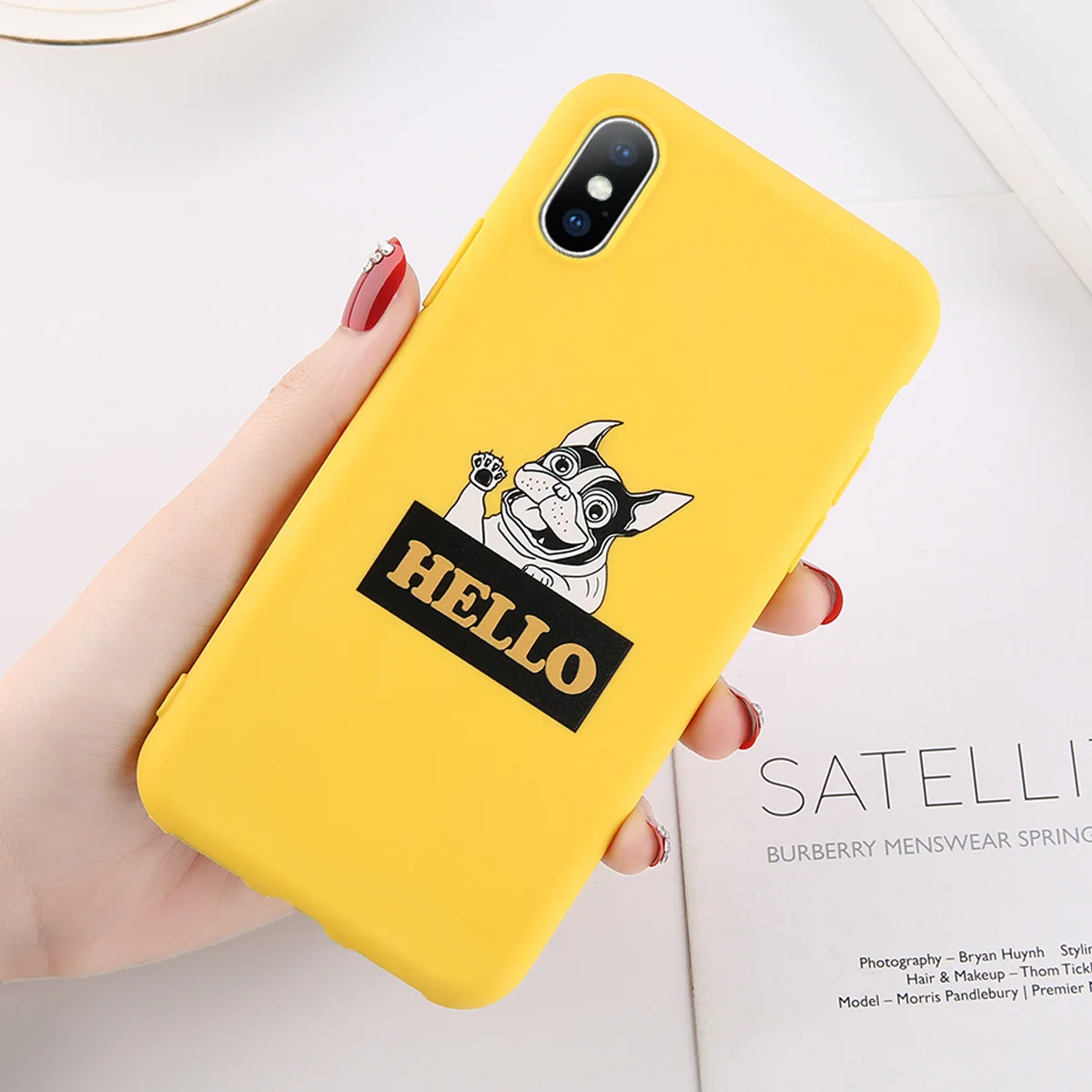 T1 Lovebay чехол для телефона для iPhone 11, 6, 6 s, 7, 8 Plus, X, XR, XS Max, 5 5S, мягкий ТПУ чехол с милым котом, динозавром для iPhone 11Pro Max, чехол s - Цвет: T1