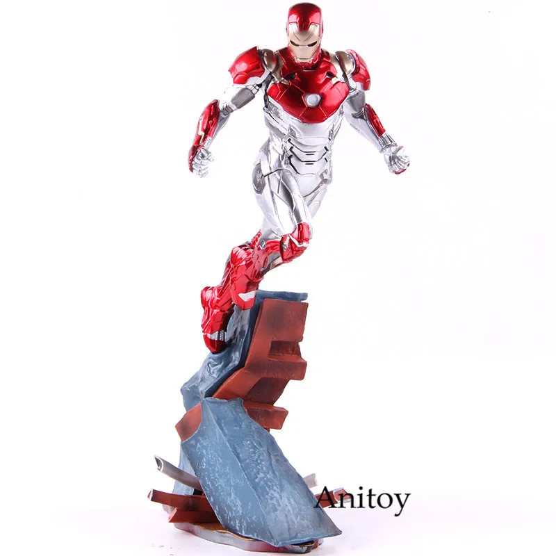 without retail box Marvel Человек-паук возвращение домой со знаком Железного человека XLVII Железный человек MK47 1/10 Масштаб ПВХ фигурка Коллекционная модель игрушки - Color: without retail box