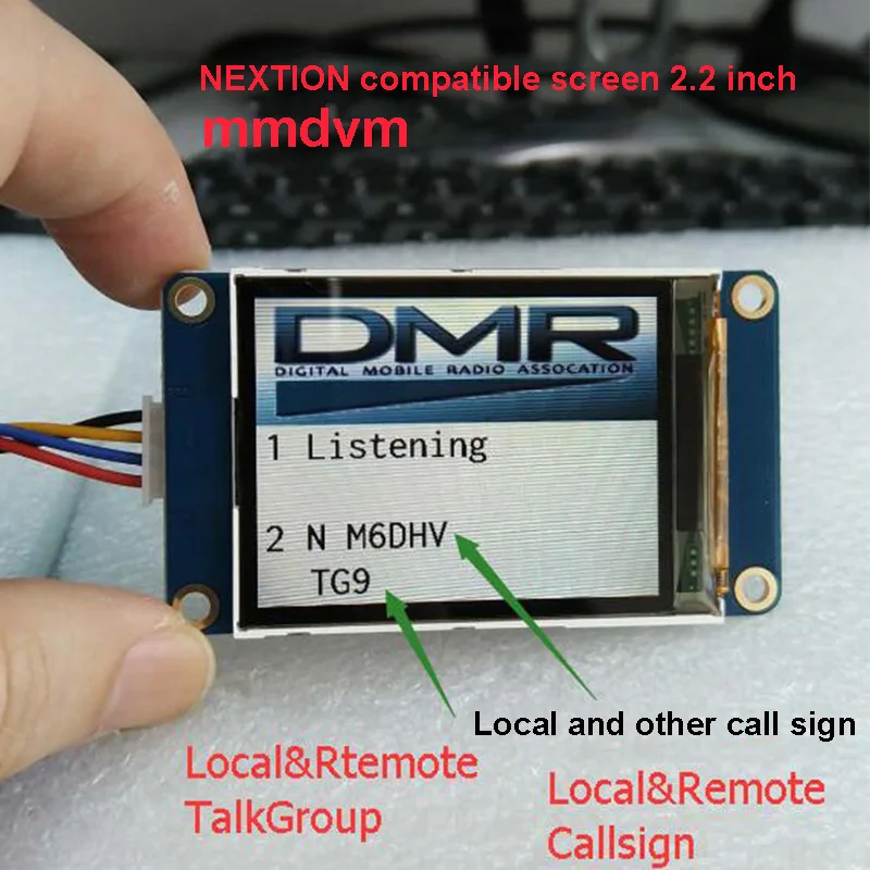 2 дюймовый tft экран дисплея для MMDVM платы UHF VHF точка доступа Raspberry Pi Бесплатная