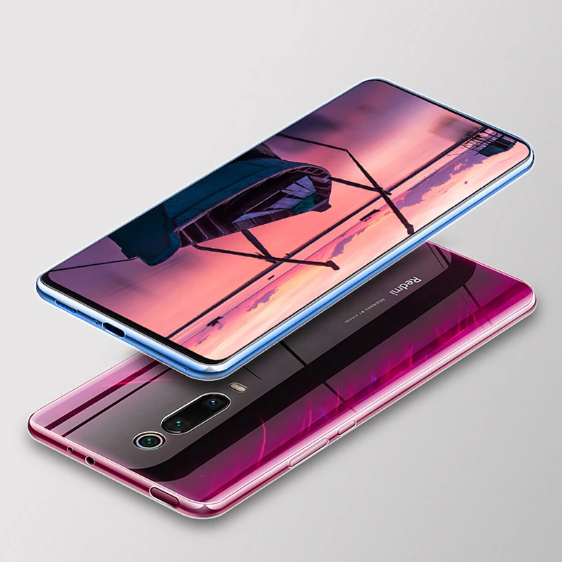 Для Xiaomi Redmi Note 7 K20 6A 6 Pro Чехол для телефона Роскошный ультра тонкий прозрачный
