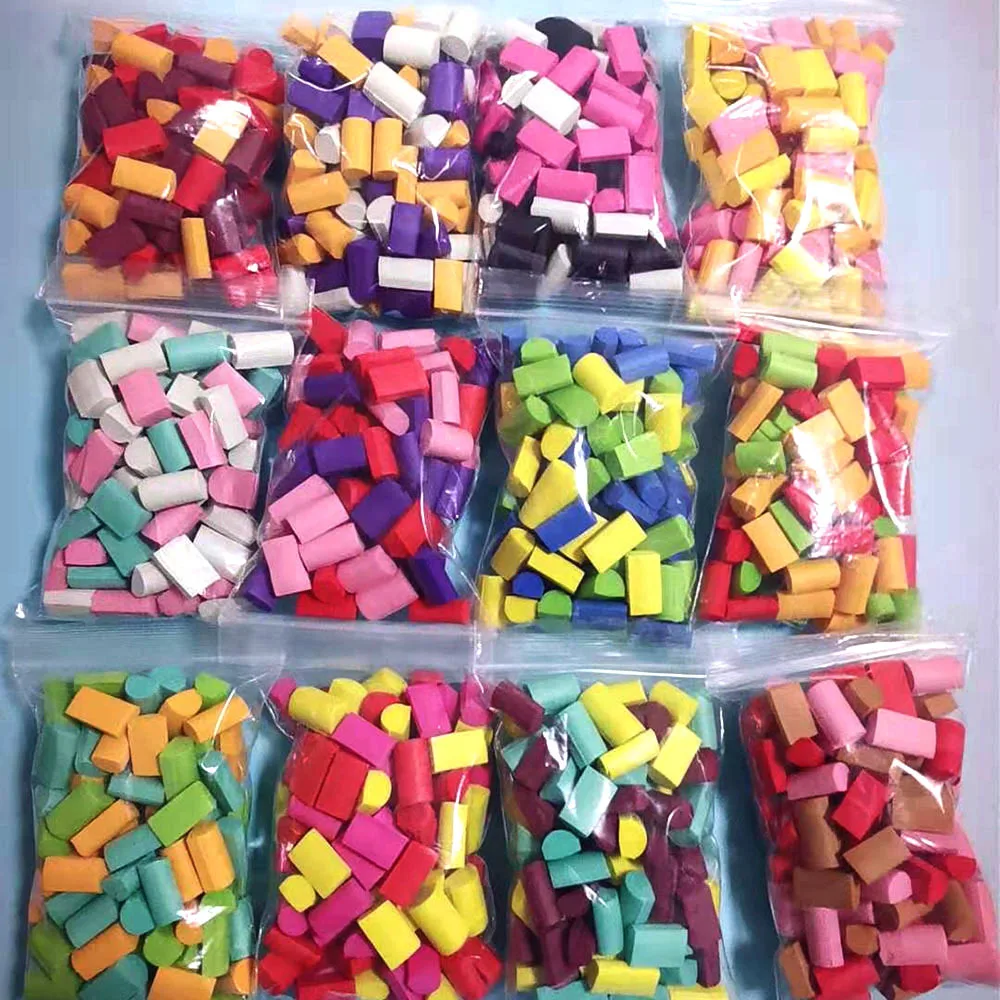Поролоновые кусочки наполнитель поставки слаймов аксессуары 70 шт. DIY игрушки пушистая грязь слизи украшения из пенопласта бусины дети слайд шпатлевка игрушка lizun