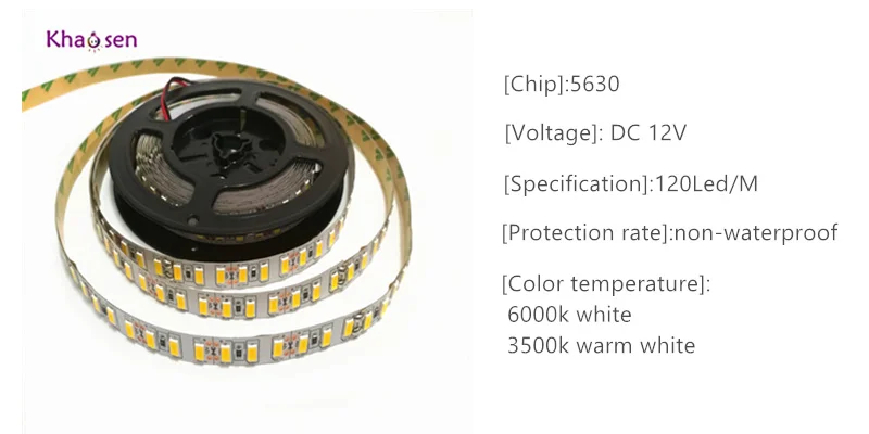 5630 SMD светодиодный светильник 120 светодиодов/м DC 12 В Высокий люмен не водонепроницаемый теплый белый светодиодный светильник 5730 10 Вт/м для рождественского декора кухни