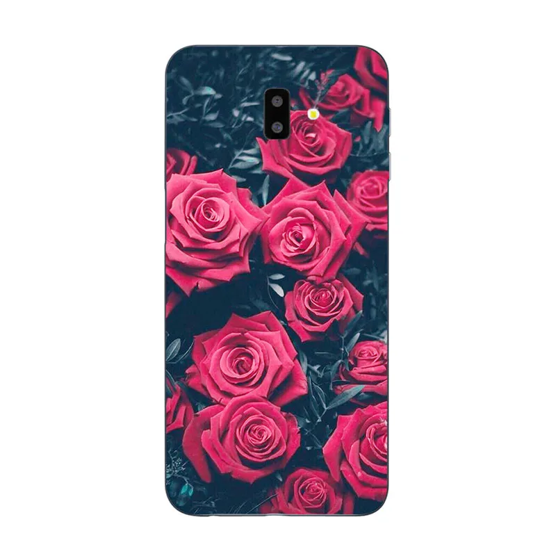 P2 Чехол J6plus Capas для samsung J6 Plus, силиконовый мягкий чехол из ТПУ с принтом для samsung Galaxy J6 Plus J 6 Plus J610 J610F J6+ чехол - Цвет: P2