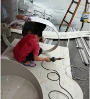 HKBST горячий воздушный сварочный пистолет для HDPE Геомембраны сварочный аппарат для TPO крыши с плоским сварным соплом и роликами для пластикового сварщика