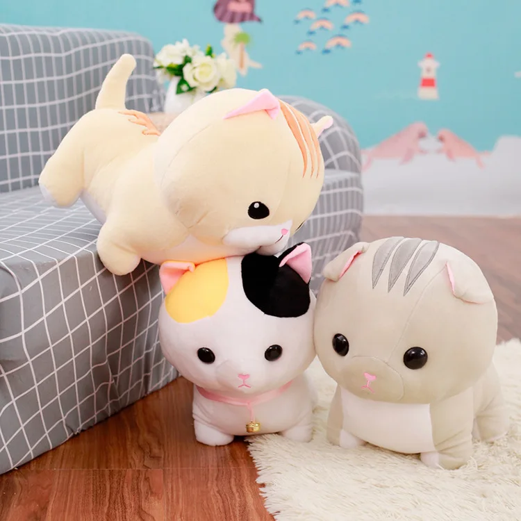 Милая плюшевая игрушка в виде животных для маленьких кошек кукла-симулятор