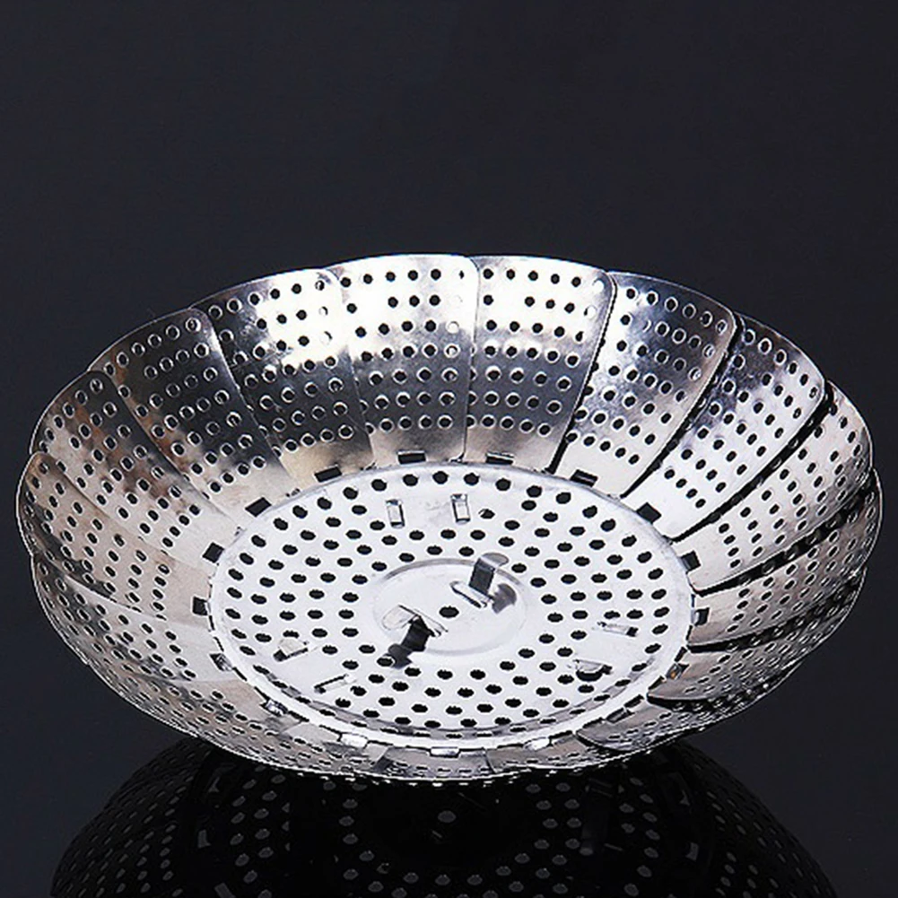 Складное блюдо пища на пару корзина сетка растительная Пароварка отпариватель