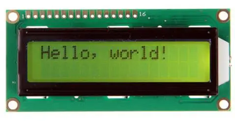 Модуль дисплея Glyduino LCD1602 Желтый экран с подсветкой ЖК дисплей 5 В для