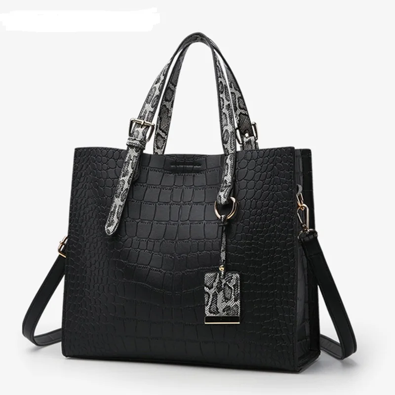 

WILIAMGANU Snake New Women Messenger Bags Luxury Handbags Women Bags Designer PU Leather Serpentine Big Crossbody Bag 2019 Black