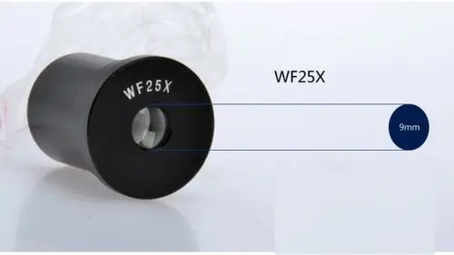 1 шт. Биологический микроскоп WF 25X широкоугольный окуляр 23 2 мм Размер крепления