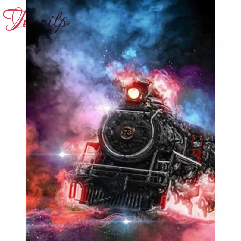 

Ruimte Trein Diamond Painting Diamond Embroidery,Cross Stitch,DIY,Crystal,Round Rhinestone,Home Decoration,Crafts,Art