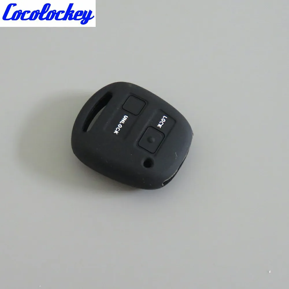 Cocolockey силиконовый чехол для ключей TOYOTA CAMRY CELICA PRIUS YARIS RAV4 COROLLA без логотипа|fob