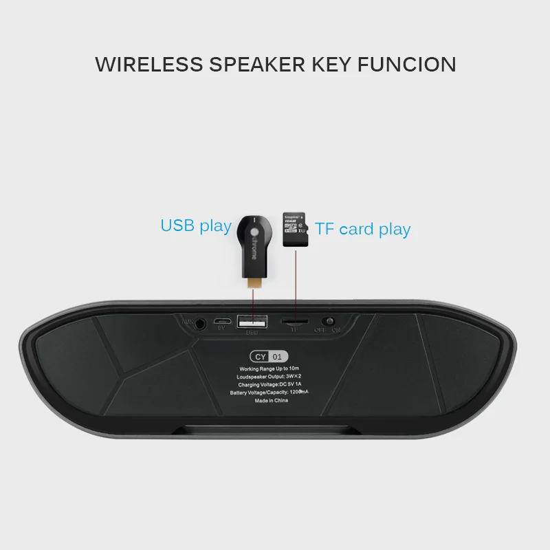Magift Беспроводной Саундбар сабвуфер Bluetooth Динамик Поддержка TF плеер с микрофоном