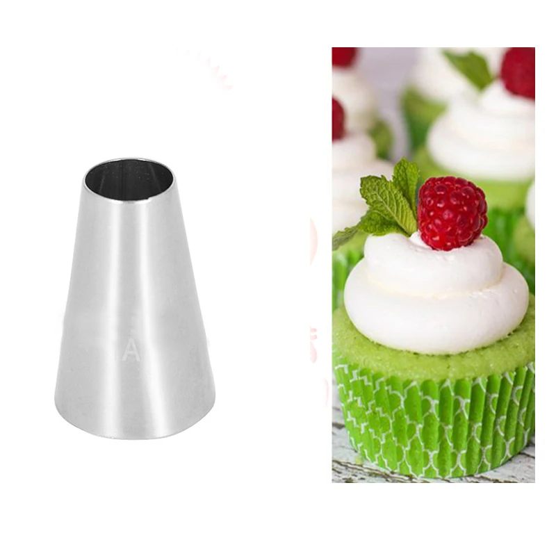 # 1A круглые наконечники из нержавеющей стали кондитерские Buttercream насадки для