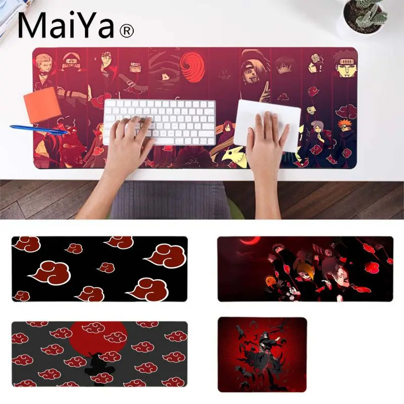 MaiYa Cool New cool Аниме Акацуки Наруто красивый коврик для мышки в стиле аниме геймер скорость мыши розничная маленький резиновый коврик для мыши