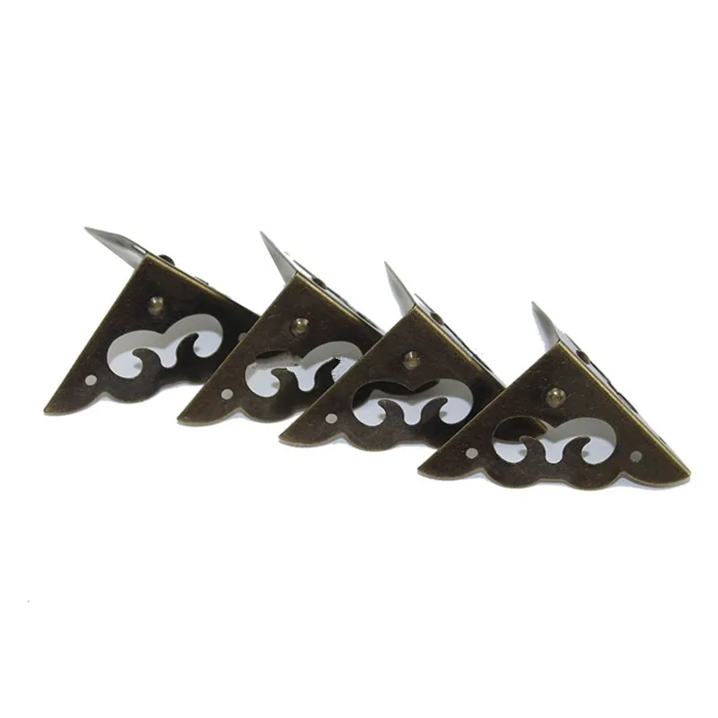 Декоративный кронштейн железная деревянная коробка с декором углов облачная