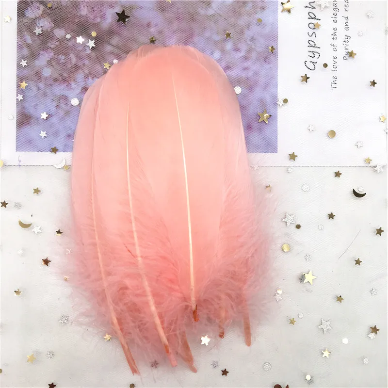 Разноцветные Шлейфы Лебедь Feathers10-15cm гусиное перо сценический шлейф Ловец снов промытый гусиный пух пушистый шлейф для свадьбы 50 шт