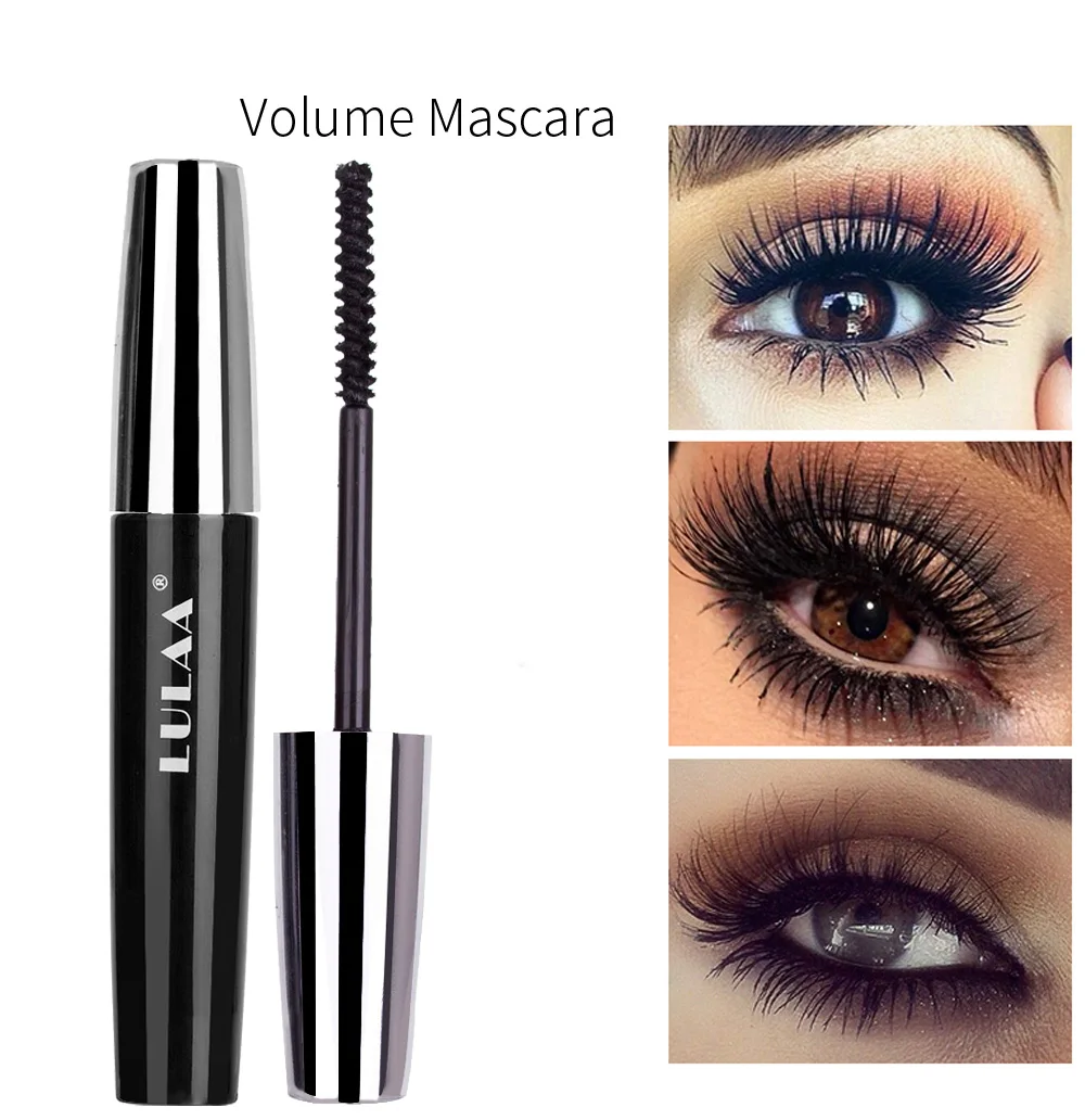 Make Up тушь для ресниц 4d шелковое волокно Тушь для ресниц Накладные ресницы эффект ресниц Черный водонепроницаемый наращивание 1 шт. 3d тушь для ресниц завивка