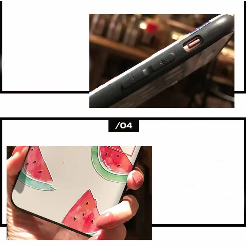 JIBAN тиснением окрашенные Клубника Защитный чехол для XiaoMi 9 8se Mix3 Mix2s 6x 5S samsung S10plus
