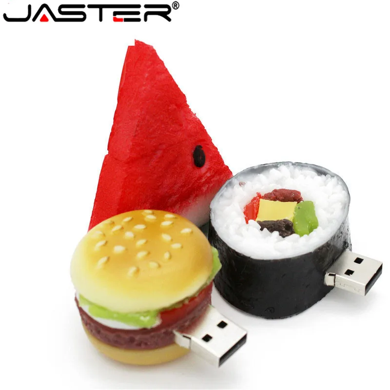 Kdata Hambugar Burger еда серия Usb флеш-накопитель креативный суши флеш-накопитель 4gb 8gb 16gb 32gb Memoria Usb Подарочная игрушка