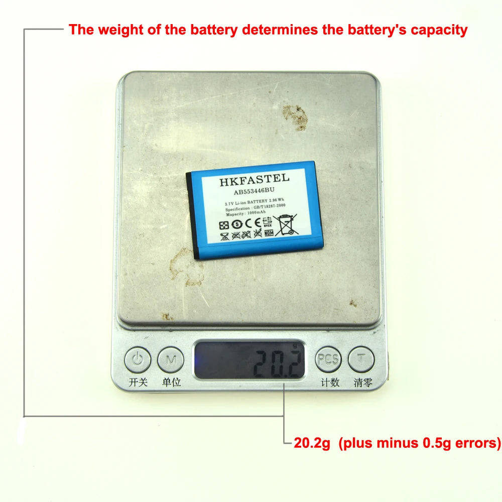 Аккумулятор HKFASTEL AB553446BU для Samsung Xplorer B2100 GT C3300 C5130 C5212 E1110 E1130 E2120 B100 i320|battery for samsung|battery