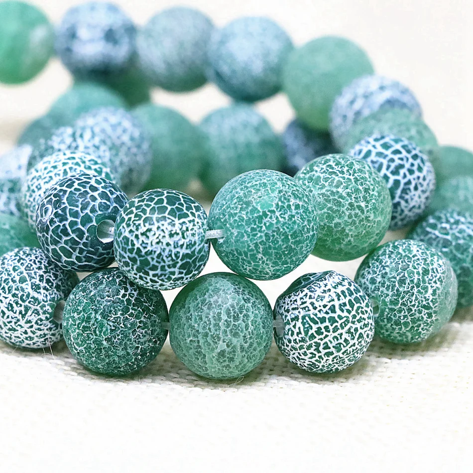 Модные Матовые Круглые Агатовые Сердолик зеленого цвета с матовым покрытием