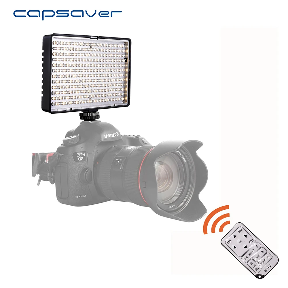 Capsaver TL 288AS светодиодный свет видео Освещение для фотосъемки в студии Canon Nikon sony +