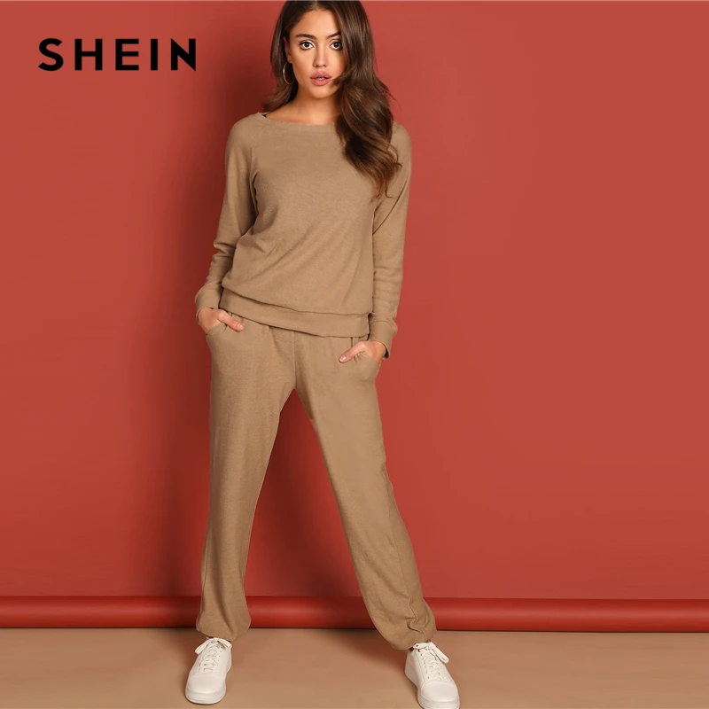 SHEIN Спортивный Костюм, Спортивный Свитшот И Спортивные Брюки
