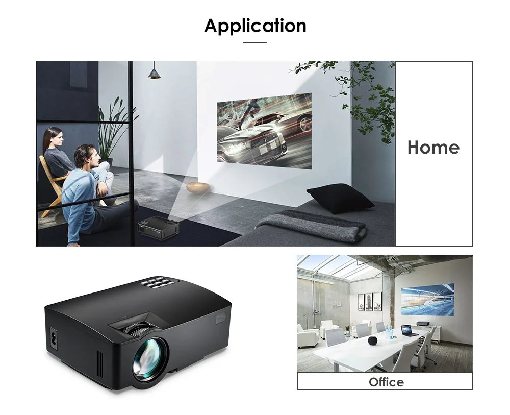 Coolux A8 проектор 1500LM 854*480 Поддержка HD 1080 P BT4.0 HDMI 4 K видео домашний кинотеатр LCD 2,4/5,0 ГГц Wi-Fi, умный проектор на Android
