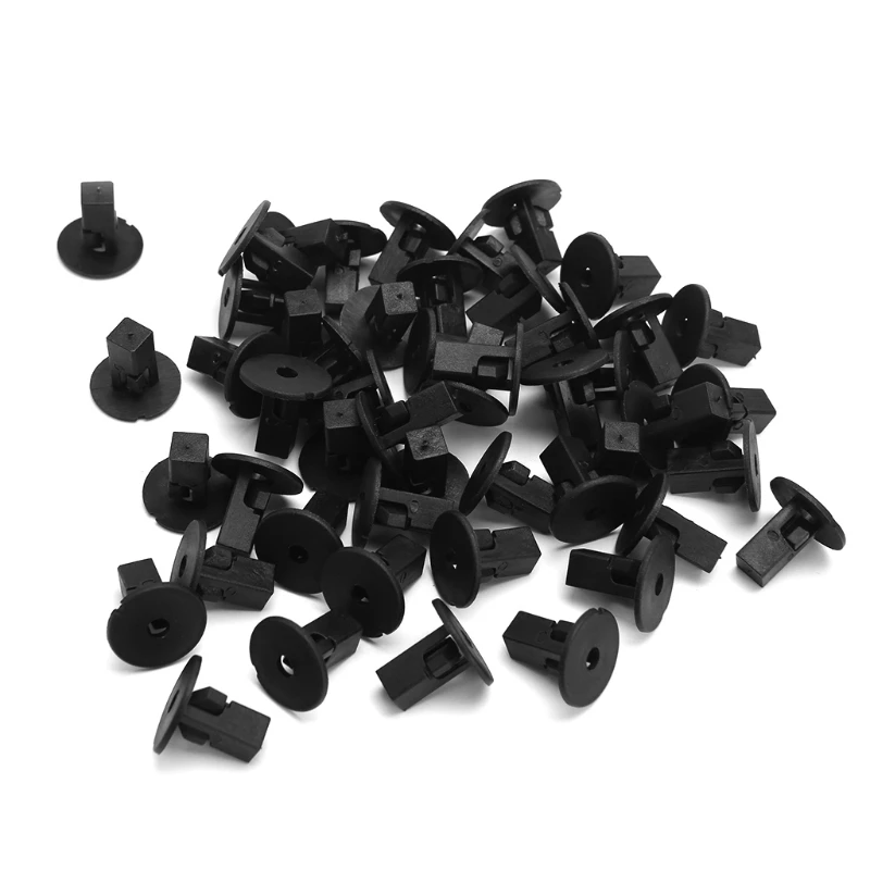 

New 50 Pcs Vehicle Car Fastener Clips Bumper Inner Fender Rivets Push 8x8.2mm For Toyota Auto Car Accessories