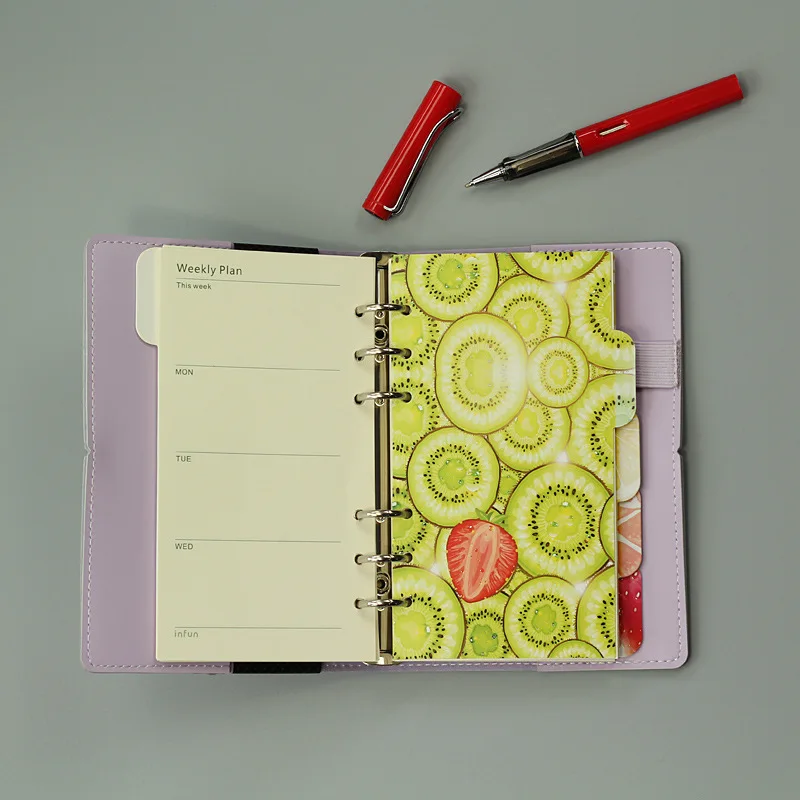 Свободная книга-справочник Note A5 A6 разделитель фотостраницы 5 листов Стандартные 6