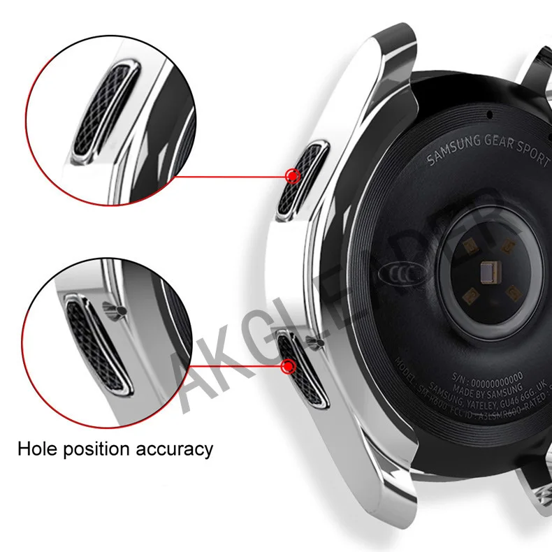 Сверхтонкий чехол для смарт часов Samsung Galaxy Watch 46 мм Классический мягкий Gear S3 Frontier