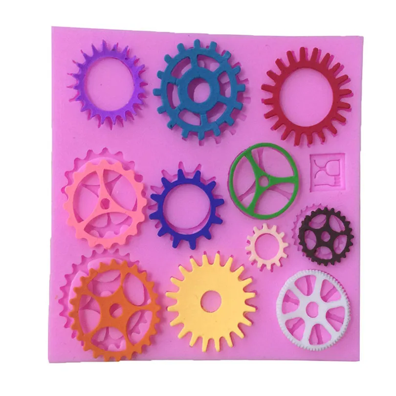 Паровой период серии колеса зубчатая форма силиконовая для торта формы выпечки