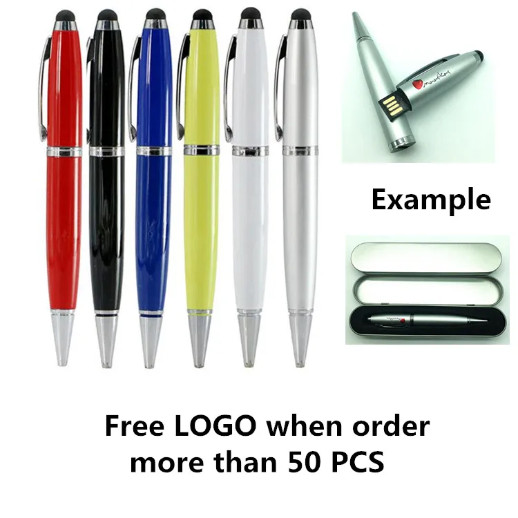 Шариковая ручка модель ручки с лазерным светильник usb флэш накопитель память