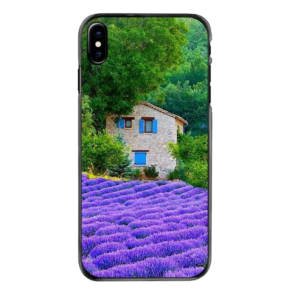 For Huawei P7 P8 P9 P10 Lite Plus 2017 2016 Honor 5C 6 4X 5X Mate 8 7 9 Phone Cases Lavender Flower purple Lavandula vanilla Art |