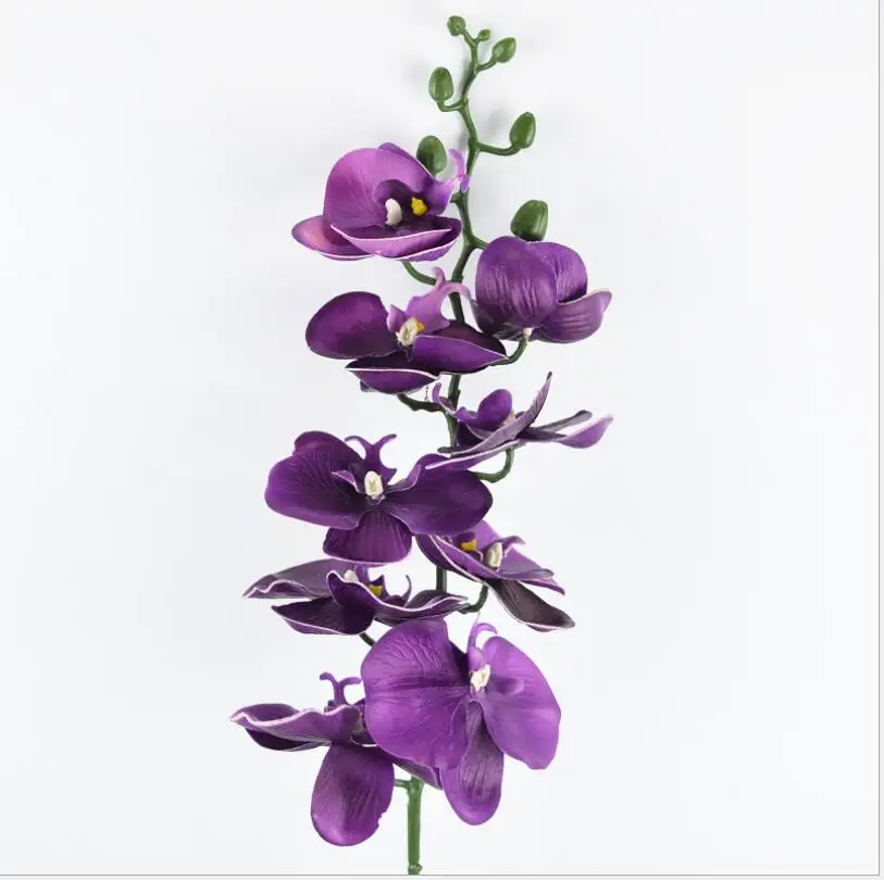Искусственные цветы орхидеи пластиковые Свадебные для дома свадьбы офиса