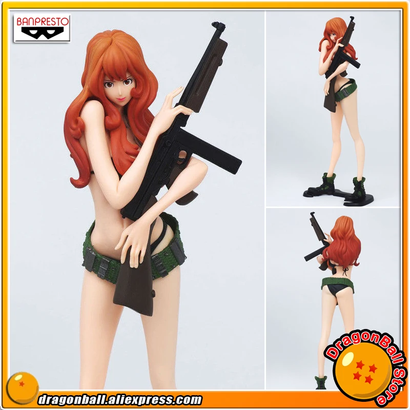 Японское аниме &quotLUPIN THE THIRD&quot оригинальная коллекция Banpresto Glitter &amp Glamours Figure Fujiko