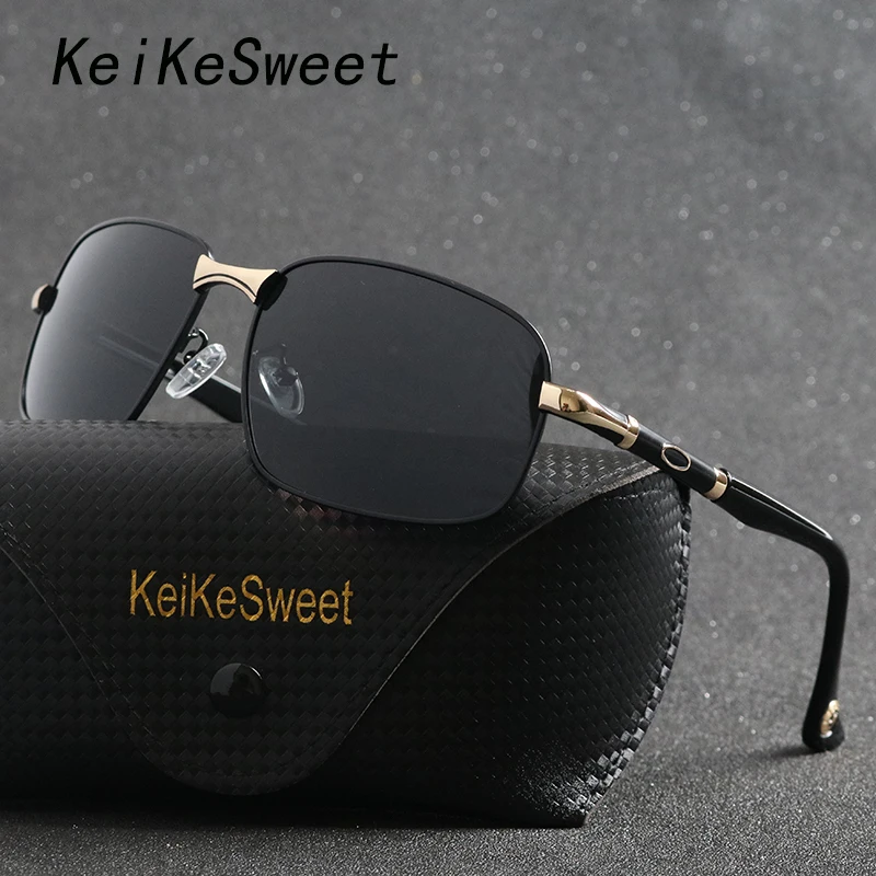 Мужские водительские солнцезащитные очки KeiKeSweet брендовые дизайнерские уличные