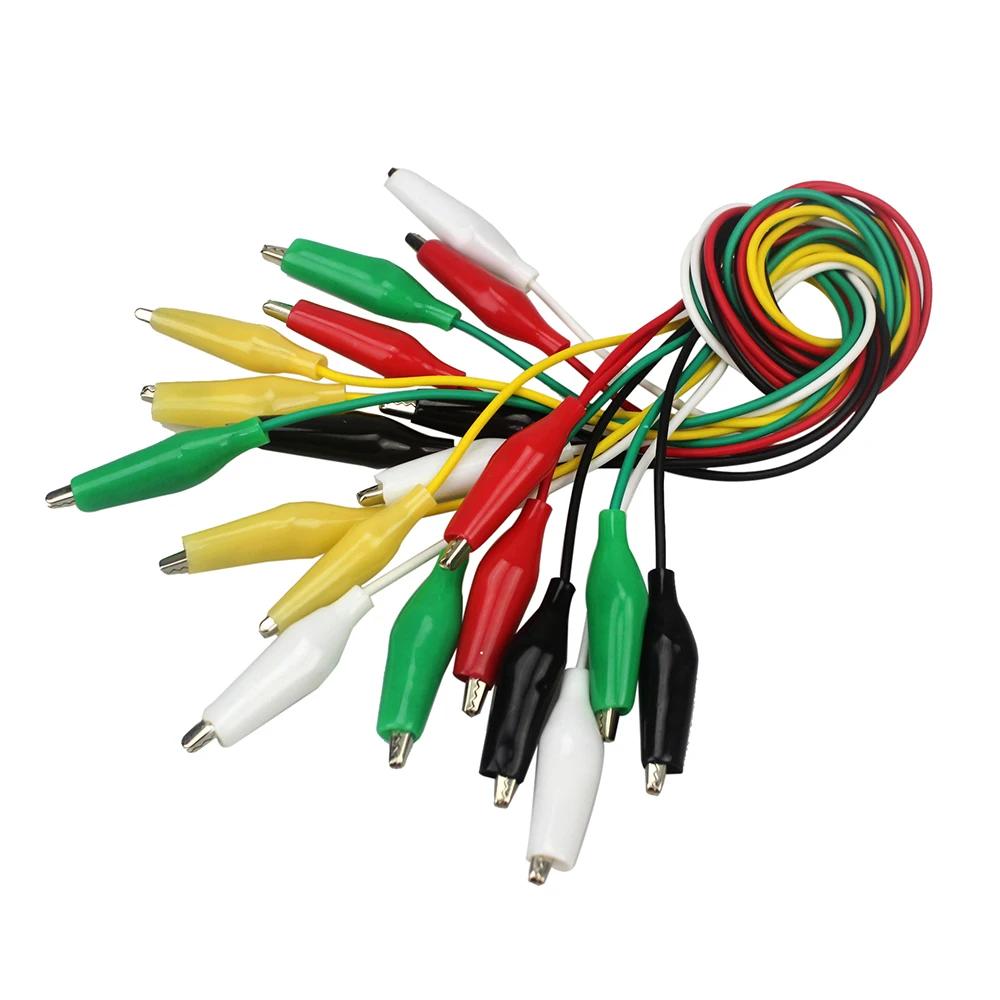 Зажимы типа Аллигатор 10 шт. электрические Тестовые провода сделай сам