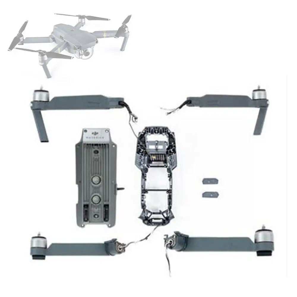 Оригинальный Новый DJI Mavic Pro правая левая задняя рука Верхняя Нижняя крышка