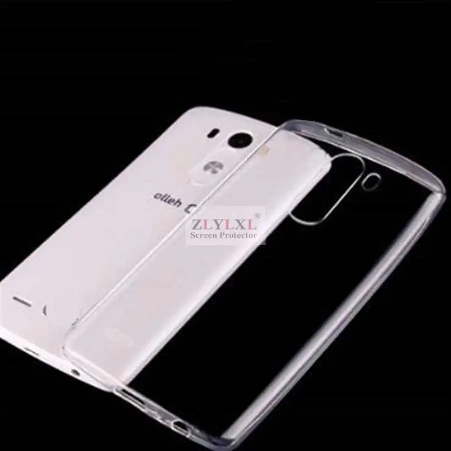 Стекло+ чехол, прозрачный грязеотталкивающий мягкий чехол для LG G3, защита экрана из закаленного стекла