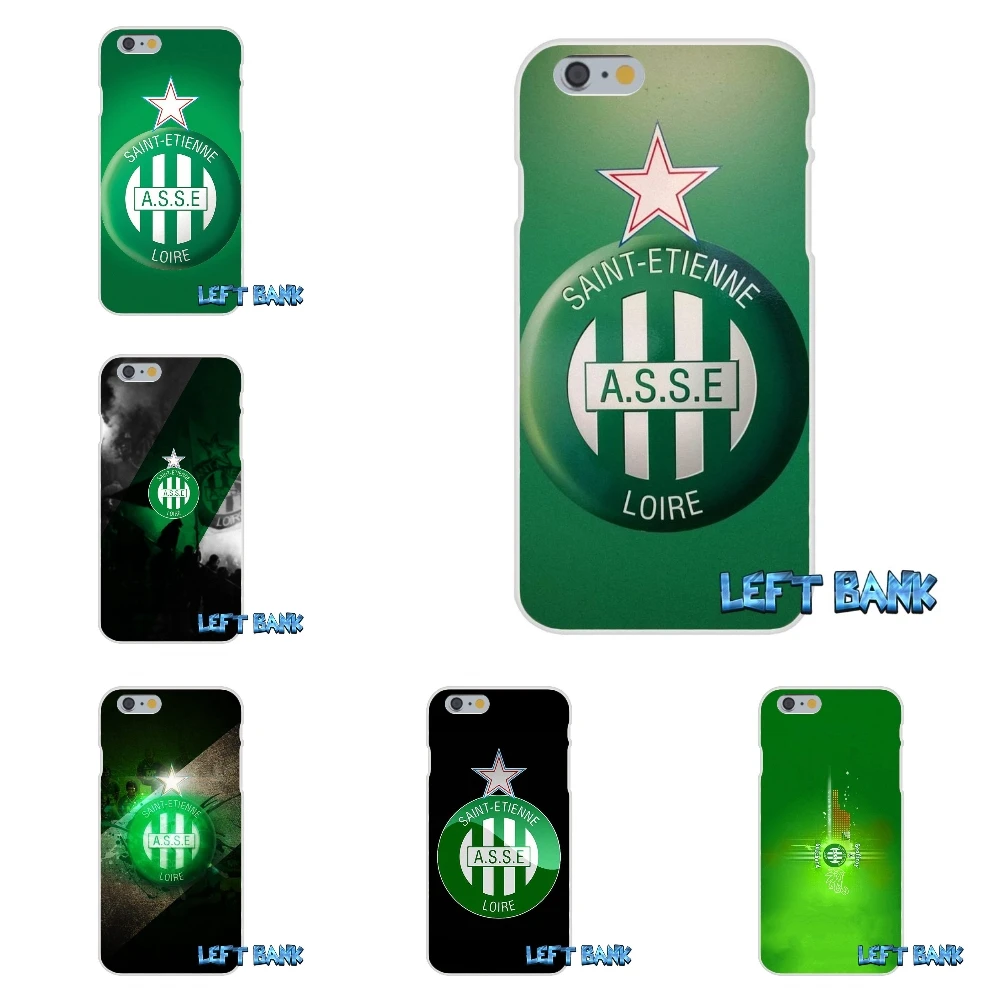 For Samsung Galaxy Note 3 4 5 S4 S5 MINI S6 S7 edge ASSE Saint Etienne Loire Logo Soft Silicone TPU Transparent Cover Case | Мобильные