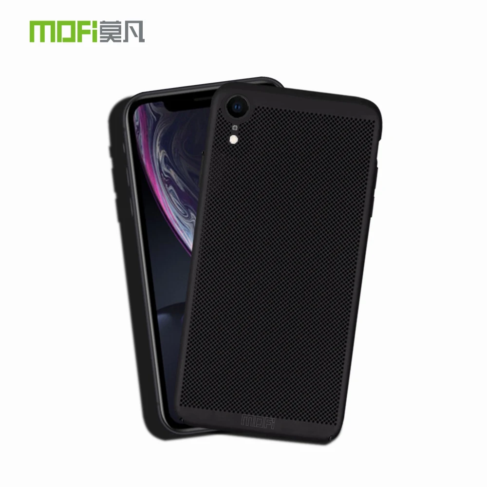 Mofi дышащий чехол для телефона iphone XR ударопрочный задней панели ПК Защитный