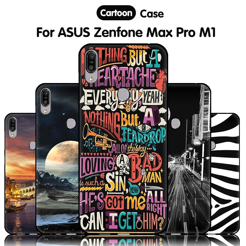 Чехол JURCHEN для ASUS Zenfone Max Pro M1 ZB601KL мягкий силиконовый чехол телефона ZB602KL 5 99