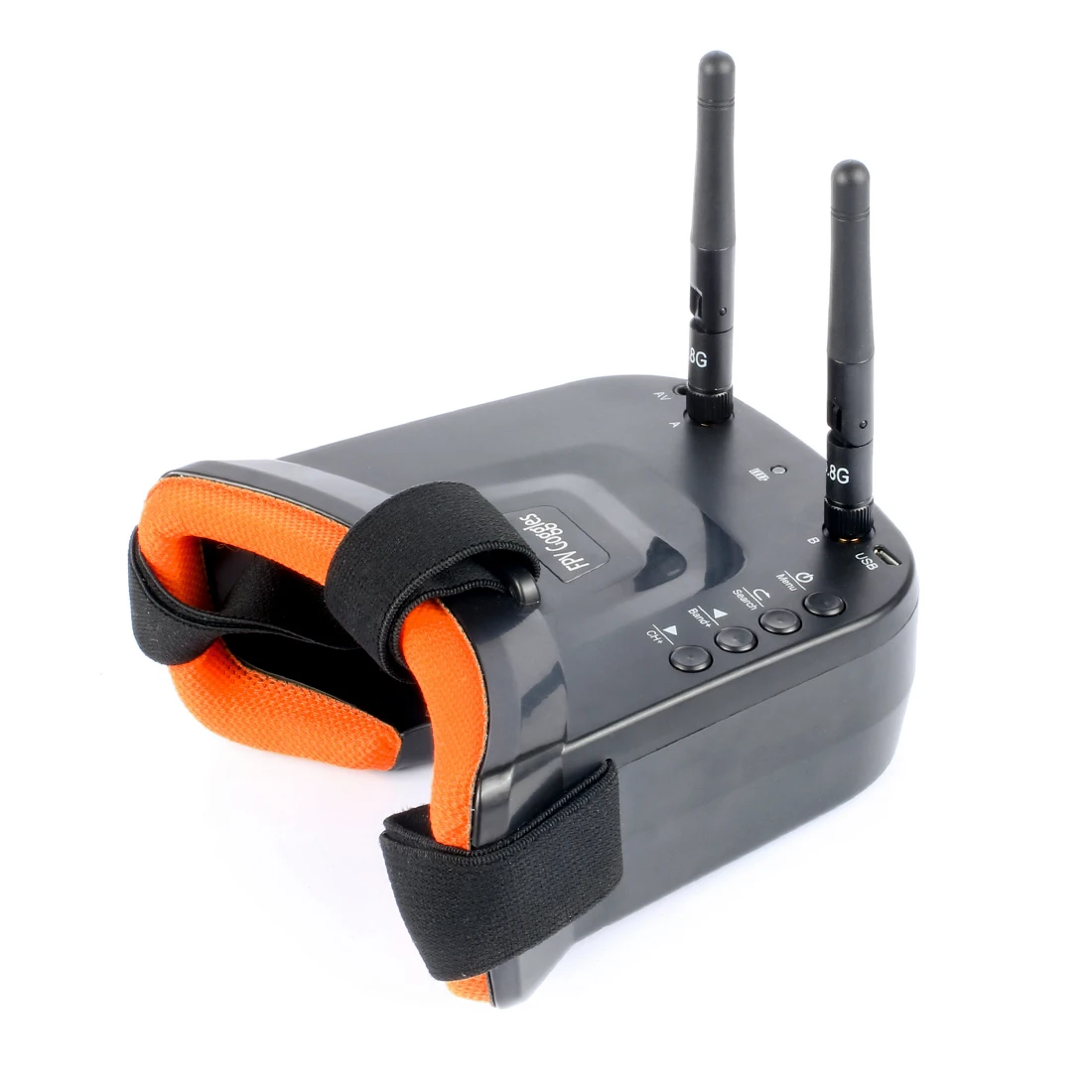 Мини FPV очки 3 дюйма 480x320 дисплей двойная антенна прием 5 8G 40CH с батареей для RC